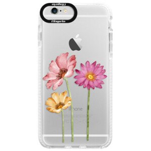 Silikonové pouzdro Bumper iSaprio - Three Flowers - iPhone 6/6S