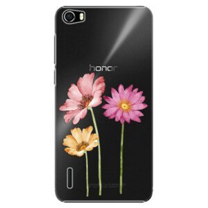 Plastové pouzdro iSaprio - Three Flowers - Huawei Honor 6
