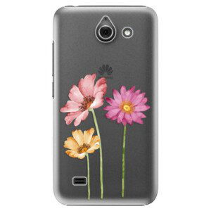 Plastové pouzdro iSaprio - Three Flowers - Huawei Ascend Y550