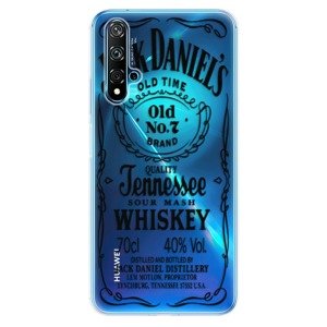 Odolné silikonové pouzdro iSaprio - Transparent Black Jack - Huawei Nova 5T