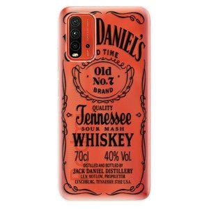 Odolné silikonové pouzdro iSaprio - Transparent Black Jack - Xiaomi Redmi 9T