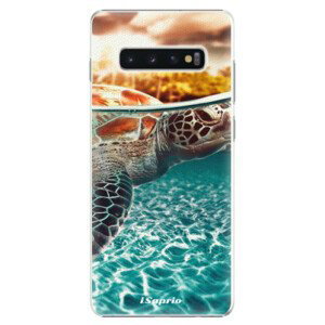 Plastové pouzdro iSaprio - Turtle 01 - Samsung Galaxy S10+