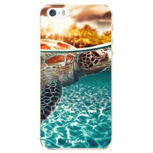 Odolné silikonové pouzdro iSaprio - Turtle 01 - iPhone 5/5S/SE