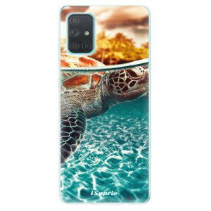 Odolné silikonové pouzdro iSaprio - Turtle 01 - Samsung Galaxy A71