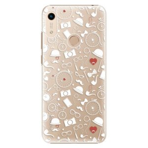 Plastové pouzdro iSaprio - Vintage Pattern 01 - white - Huawei Honor 8A