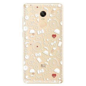 Plastové pouzdro iSaprio - Vintage Pattern 01 - white - Xiaomi Redmi Note 4X