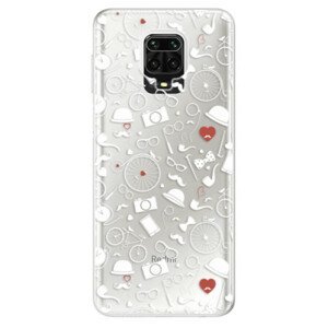 Odolné silikonové pouzdro iSaprio - Vintage Pattern 01 - white - Xiaomi Redmi Note 9 Pro / Note 9S