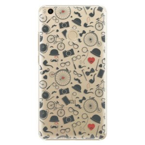 Plastové pouzdro iSaprio - Vintage Pattern 01 - black - Xiaomi Mi Max 2