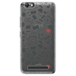 Plastové pouzdro iSaprio - Vintage Pattern 01 - black - Lenovo Vibe C