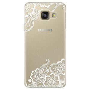 Plastové pouzdro iSaprio - White Lace 02 - Samsung Galaxy A5 2016