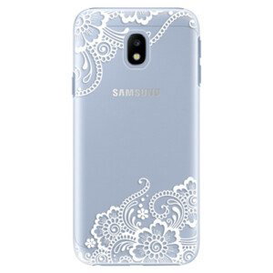 Plastové pouzdro iSaprio - White Lace 02 - Samsung Galaxy J3 2017