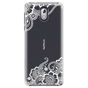 Plastové pouzdro iSaprio - White Lace 02 - Nokia 3.1