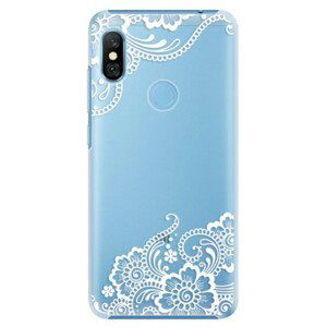 Plastové pouzdro iSaprio - White Lace 02 - Xiaomi Redmi Note 6 Pro