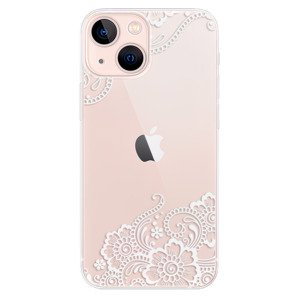 Odolné silikonové pouzdro iSaprio - White Lace 02 - iPhone 13 mini