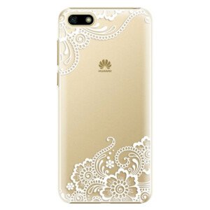 Plastové pouzdro iSaprio - White Lace 02 - Huawei Y5 2018