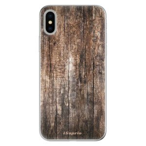 Odolné silikonové pouzdro iSaprio - Wood 11 - iPhone X