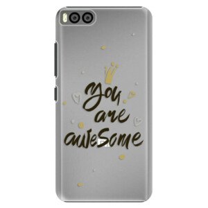 Plastové pouzdro iSaprio - You Are Awesome - black - Xiaomi Mi6