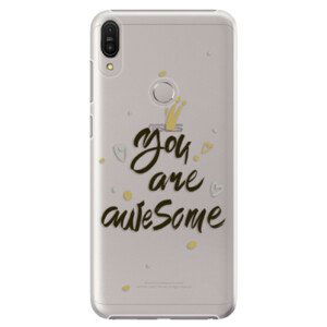 Plastové pouzdro iSaprio - You Are Awesome - black - Asus Zenfone Max Pro ZB602KL