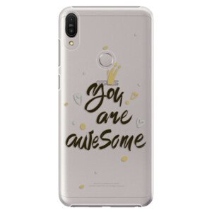 Plastové pouzdro iSaprio - You Are Awesome - black - Asus Zenfone Max Pro ZB602KL