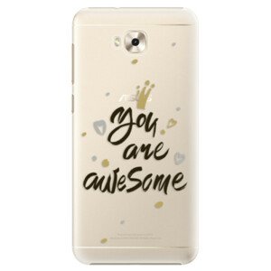 Plastové pouzdro iSaprio - You Are Awesome - black - Asus ZenFone 4 Selfie ZD553KL