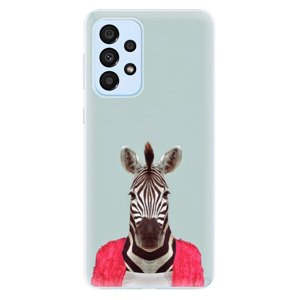 Odolné silikonové pouzdro iSaprio - Zebra 01 - Samsung Galaxy A33 5G