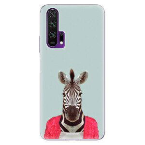 Odolné silikonové pouzdro iSaprio - Zebra 01 - Honor 20 Pro