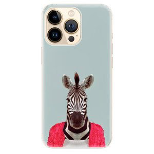 Odolné silikonové pouzdro iSaprio - Zebra 01 - iPhone 13 Pro Max