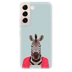 Odolné silikonové pouzdro iSaprio - Zebra 01 - Samsung Galaxy S22 5G