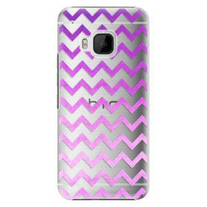 Plastové pouzdro iSaprio - Zigzag - purple - HTC One M9