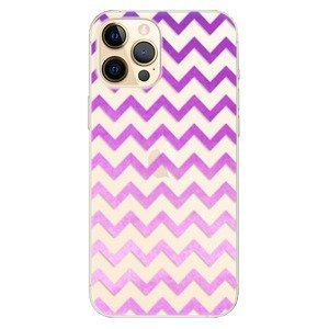 Plastové pouzdro iSaprio - Zigzag - purple - iPhone 12 Pro Max