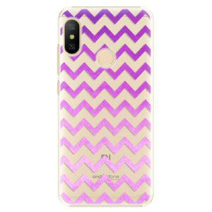 Plastové pouzdro iSaprio - Zigzag - purple - Xiaomi Mi A2 Lite