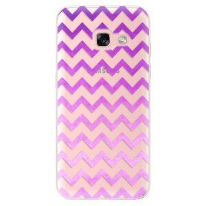 Odolné silikonové pouzdro iSaprio - Zigzag - purple - Samsung Galaxy A3 2017