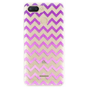 Odolné silikonové pouzdro iSaprio - Zigzag - purple - Xiaomi Redmi 6