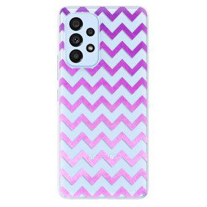 Odolné silikonové pouzdro iSaprio - Zigzag - purple - Samsung Galaxy A53 5G