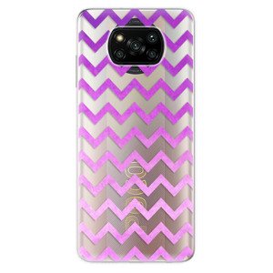 Odolné silikonové pouzdro iSaprio - Zigzag - purple - Xiaomi Poco X3 Pro / X3 NFC