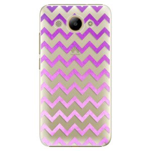 Plastové pouzdro iSaprio - Zigzag - purple - Huawei Y3 2017