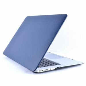 Obal z PU kůže na MacBook Air 13" - tmavě modrá