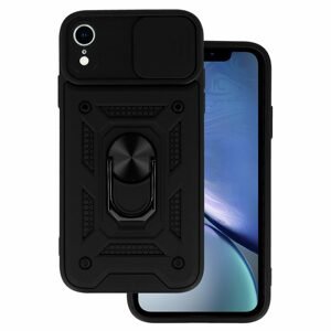 Slide Camera Armor Case obal, iPhone XR, černý