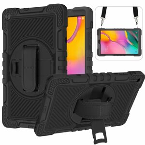 Techsuit StripeShell 360, Samsung Galaxy Tab A 10.1 2019 T510/T515, černý