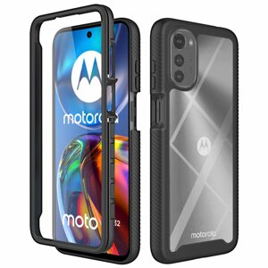 Techsuit Defense360 Pro + Ochranná fólie, Motorola Moto E32 / Moto E32s, černý