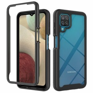 Techsuit Defense360 Pro + Ochranná fólie, Samsung Galaxy A12 / A12 Nacho, černý