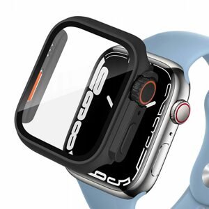 Tech-Protect Defense360 Apple Watch 7 / 8 / 9, 45 mm, černo-oranžové
