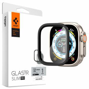 Spigen Glas.Tr Slim Pro Tvrzené sklo, Apple Watch Ultra 49 mm, černé