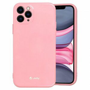 Jelly case iPhone 11, světle růžový