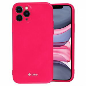 Jelly case iPhone 12 Mini, tmavě růžový