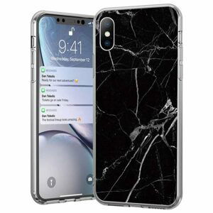 Forcell Marble, iPhone 12 Mini, černý