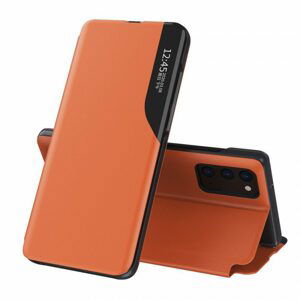 Eco Leather View Case, Samsung Galaxy M51, oranžové