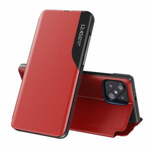 Eco Leather View Case, Xiaomi Mi 11 Lite 5G, červený