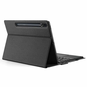 Dux Ducis Bluetooth pouzdro s touchpadem a klávesnicí, Samsung Galaxy Tab S7+ / S7 FE / S8+, černé