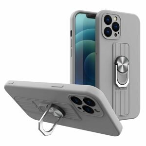 Obal Ring Case, iPhone 12, stříbrný
